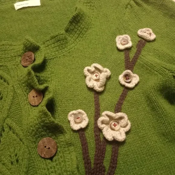 Wildflower Wool Angora Fairy Grunge Cardigan